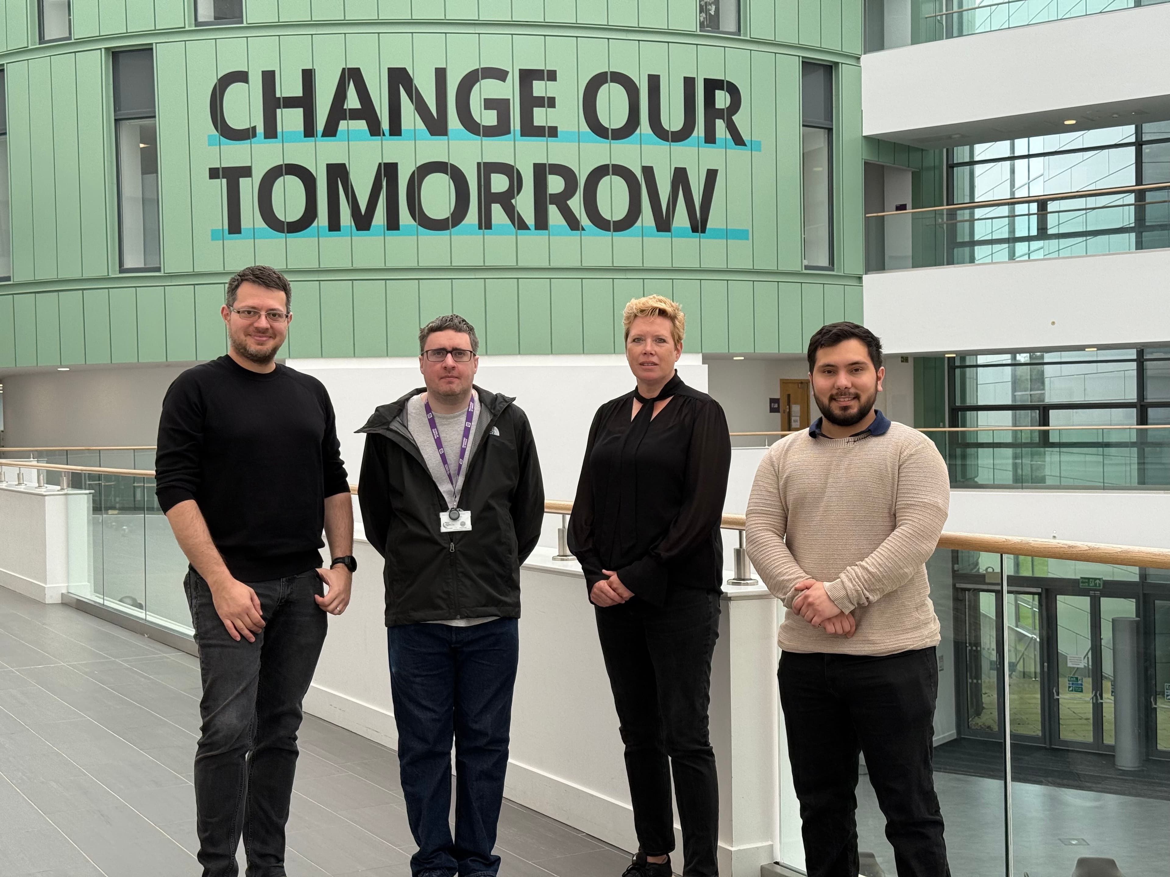 Dr Ciprian Zavoianu (RGU), Dr Lee Christie (RGU), Gail Henderson (DEV4), Gustavo Rangel (DEV4)
